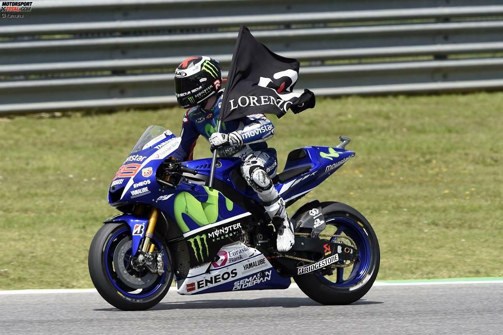 Mann des Monats Mai ist eindeutig Jorge Lorenzo. Mit seinen drei souveränen Siegen und seiner derzeitigen Form verleiht er seinen WM-Ambitionen deutlichen Nachdruck.