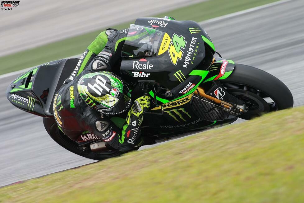 Und die weiteren Fahrer? Pol Espargaro (Tech-3-Yamaha) knüpft als Sechster nahtlos an seine Rookie-Saison an und gilt als regelmäßiger Top-7-Kandidat.