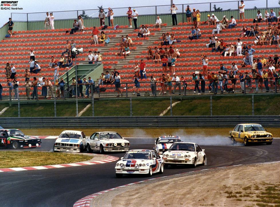 1986: Oestreich/Rensing/Vogt - BMW 325i (rechts im Bild)