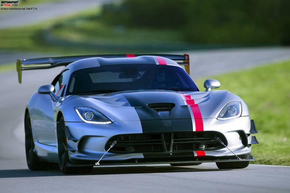 Der Dodge Viper ACR soll auch im neuen Modelljahr seinem Ruf als bester amerikanischer rennstreckentauglicher Sportwagen mit Straßenzulassung gerecht werden.