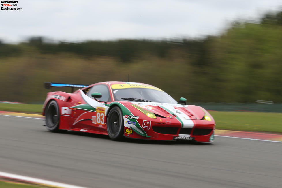 AF Corse Ferrari 458 Italia #83: Francois Perrodo (FRA), Emmanuel Collard (FRA), Rui Aguas (PRT)