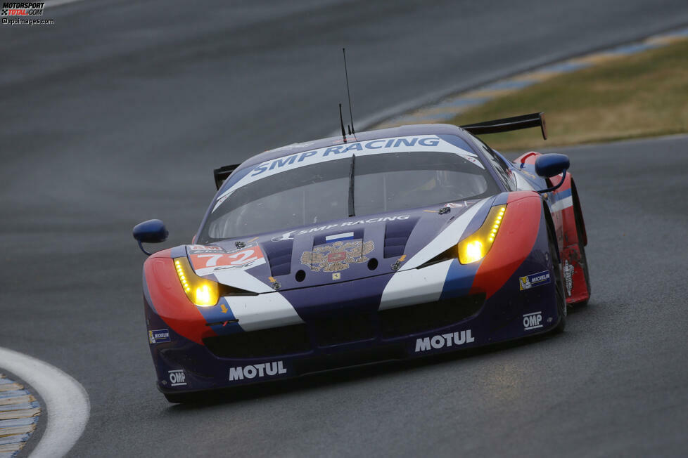 SMP Ferrari 458 Italia #72: Victor Shaitar (RUS), Andrea Bertolini (ITA), Alex Basov (RUS)