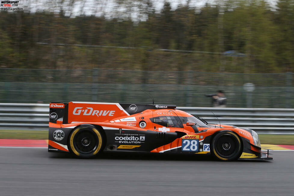 G-Drive Ligier Nissan #28: Gustavo Yacaman (COL), Ricardo Gonzalez (MEX), Luis Felipe Derani (BRA)