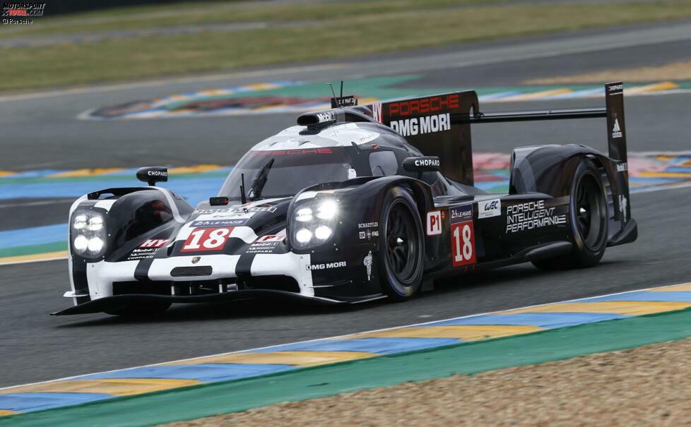 Porsche 919 Hybrid #18: Neel Jani (SUI), Marc Lieb (DEU), Romain Dumas (FRA)