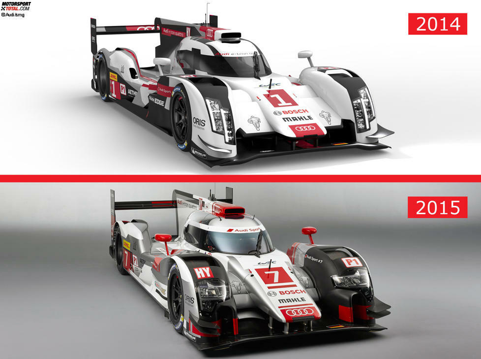 Audi R18 2015 vs. Audi R18 2014: Überblick