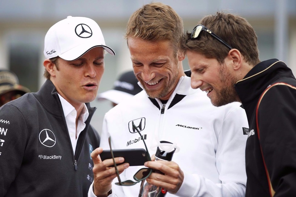 Die besten Fotos, die Lewis Hamilton, Fernando Alonso und Co. während der Saison 2015 über die sozialen Medien verbreitet haben