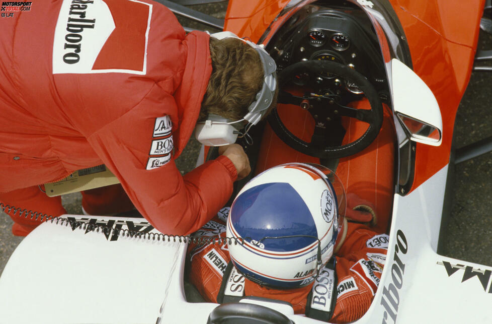 ...und so besann sich der Sprössling von Formel-1-Legende Alain Prost auf einen Entwurf, der sich an dem des Vaters orientierte, gepaart mit dem Helmdesign, das Fernando Alonso in seinen ersten Formel-1-Tagen trug. Langsam kommt auch der Erfolg bei Nicolas Prost: 