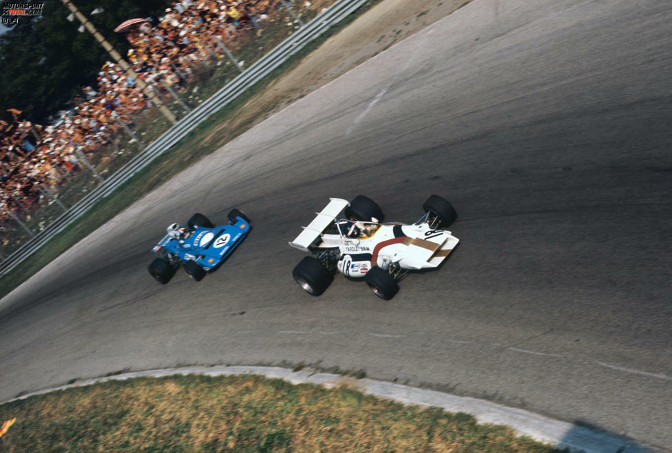 Platz 3 - Peter Gethin: Vor und nach dem 5. September 1971 kam Peter Gethin nie wieder in die Nähe eines Grand-Prix-Sieges, doch an diesem Tag gewann der Brite das spannendste Rennen in der Geschichte der Formel 1.