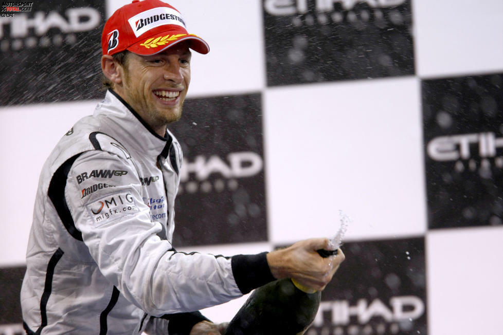 Buttons BAR/Honda/Brawn-Bilanz: 119 Rennen in 7 Saisons (2003-2009), 7 Siege, 1 WM-Titel