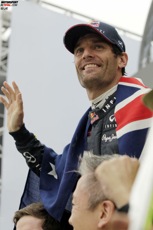 Webbers Red-Bull-Bilanz: 129 Rennen in 7 Saisons (2007-2013), 9 Siege