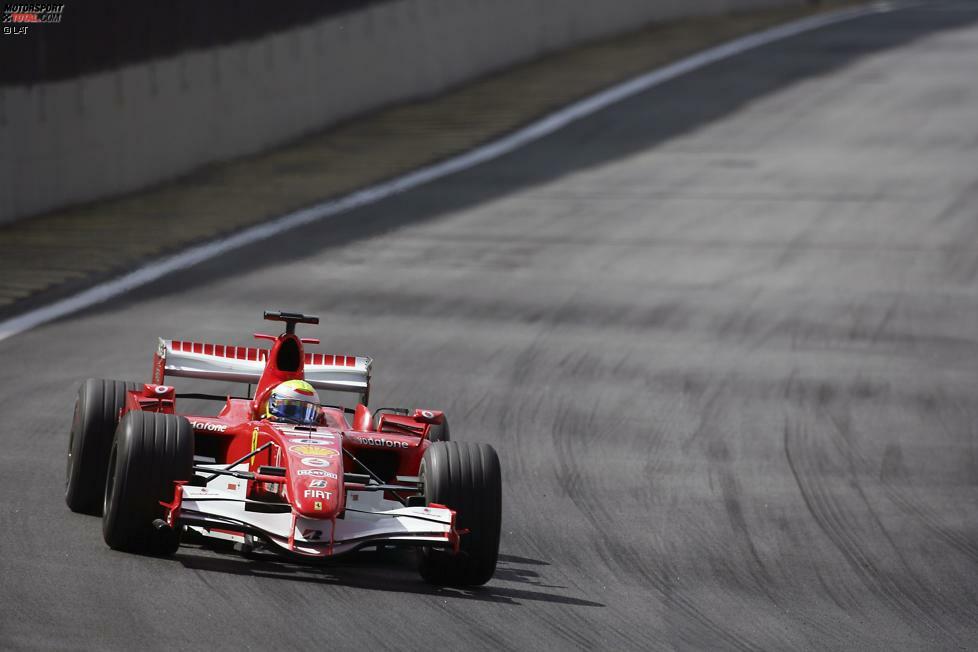 #3 Felipe Massa (Ferrari): Er kam als potenzieller Nachfolger von Michael Schumacher und ging als Wasserträger von Fernando Alonso: Felipe Massa absolvierte 2006 an der Seite von 