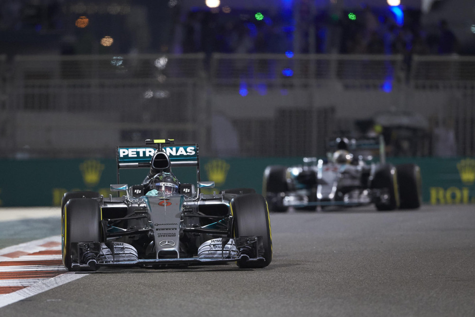 Das war das Formel-1-Rennen in Abu Dhabi 2015: Alonsos Malheur am Start und die letzte Runde im 