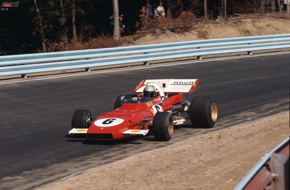 1971 lässt Andretti seinen ersten Formel-1-Sieg folgen. Mit einem Ferrari 312B triumphiert er beim Grand Prix von Südafrika in Kyalami (Foto: Watkins Glen).