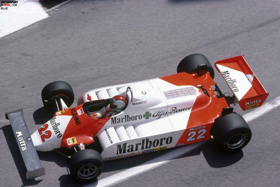 Nach einer frustrierenden Saison 1981 für Alfa Romeo springt Andretti ...