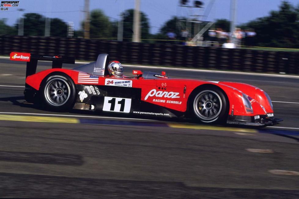 Andrettis letzter Le-Mans-Start erfolgt im Jahr 2000 zusammen mit David Brabham und Jan Magnussen im LMP1-Roadster von Panoz. Mit Platz 15 verabschiedet sich Mario ...