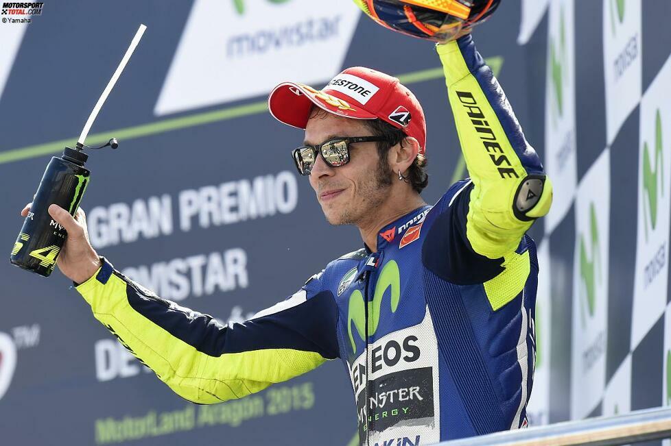 Rossi nimmt seine Niederlage locker. Lorenzo war an diesem Tag nicht zu biegen. Trotzdem führt der Italiener die WM weiter an. Und auch das Duell mit Pedrosa bereitete ihm viel Spaß.