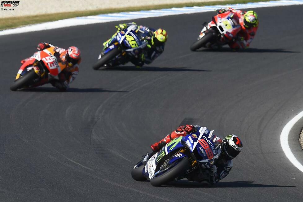 Der Grand Prix von Australien zeigt, dass die MotoGP derzeit die beste Rennserie der Welt ist. Ein packender Vierkampf der Topstars begeistert die Fans weltweit.