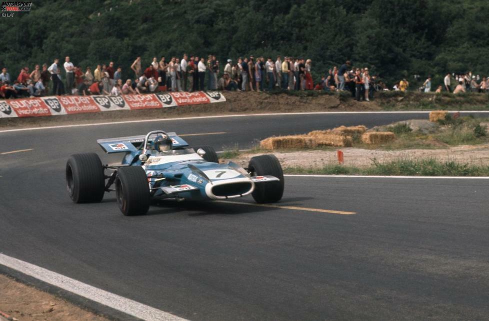 1969 wird zur erfolgreichsten Formel-1-Saison für den Franzosen: Beim Grand Prix von Spanien in Montjuic und beim Grand Prix von Italien in Monza wird er mit dem Matra MS80 Dritter, beim Heimrennen im französischen Clermont-Ferrand (Foto) Zweiter. Die Saison beendet er auf Platz fünf der Weltmeisterschaft.