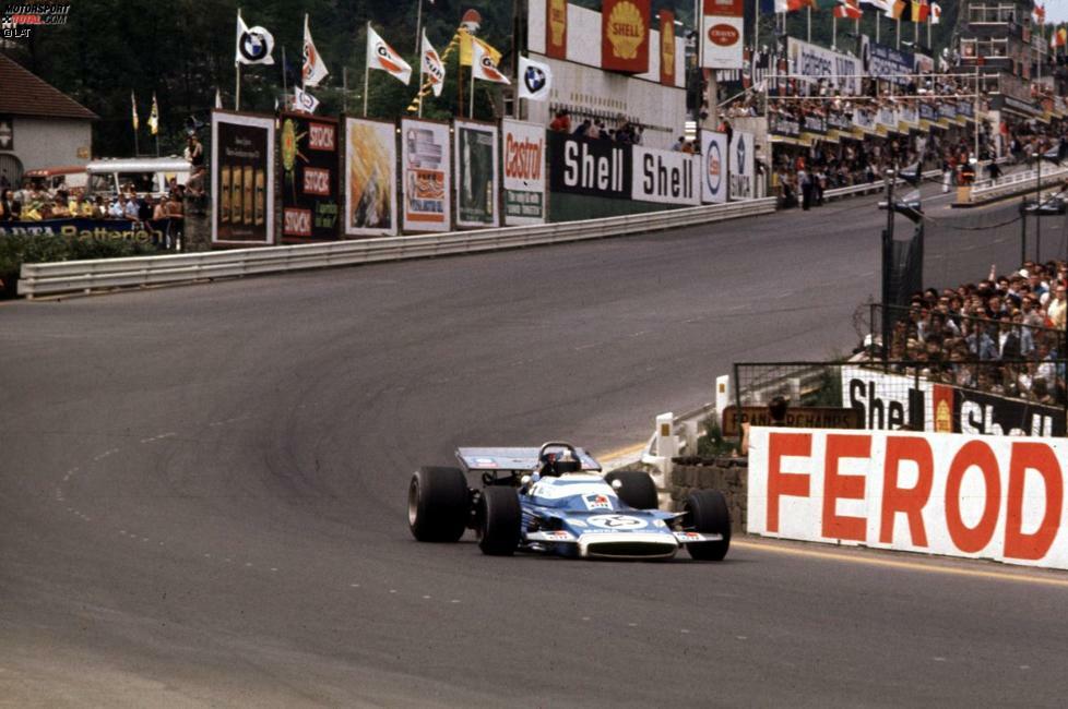 In der Formel 1 wechselt Matra zur Saison 1970 vom Cosworth-V8 auf einen V12 aus dem eigenen Hause. Mit diesem Motor im Heck des M120 gelingen Beltoise zwei dritten Plätze: In Spa-Francorchamps (Foto) und in Monza.