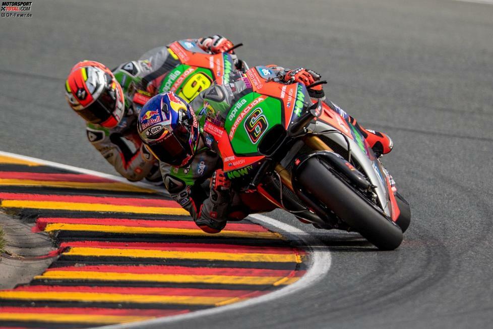 In der Saison 2016 bestreitet Stefan Bradl seine erste volle Saison für das Aprilia-Werksteam. Es wird gleichzeitig auch seine vorerst letzte Saison in der MotoGP sein. Topergebnisse waren mit der RS-GP nicht möglich.