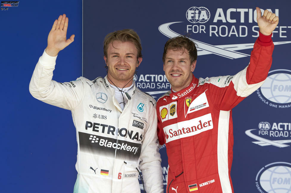 Tags zuvor holt Rosberg mit einer ebenso cleveren wie letztendlich souveränen Leistung die Pole-Position in Interlagos, 