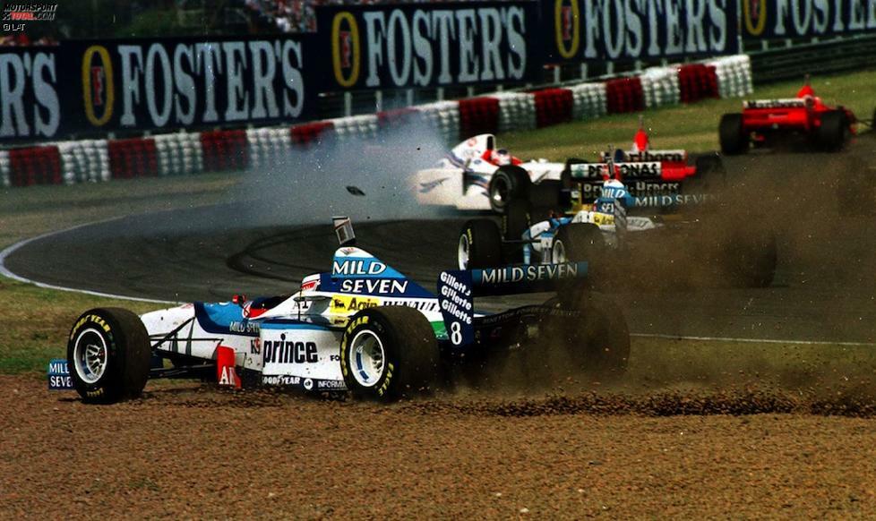 #07: Gerhard Berger (1997). Gerhard Bergers große Karriere steuert im zweiten Jahr bei Benetton auf ein unwürdiges Ende zu. Das Auto ist zwar besser als der 