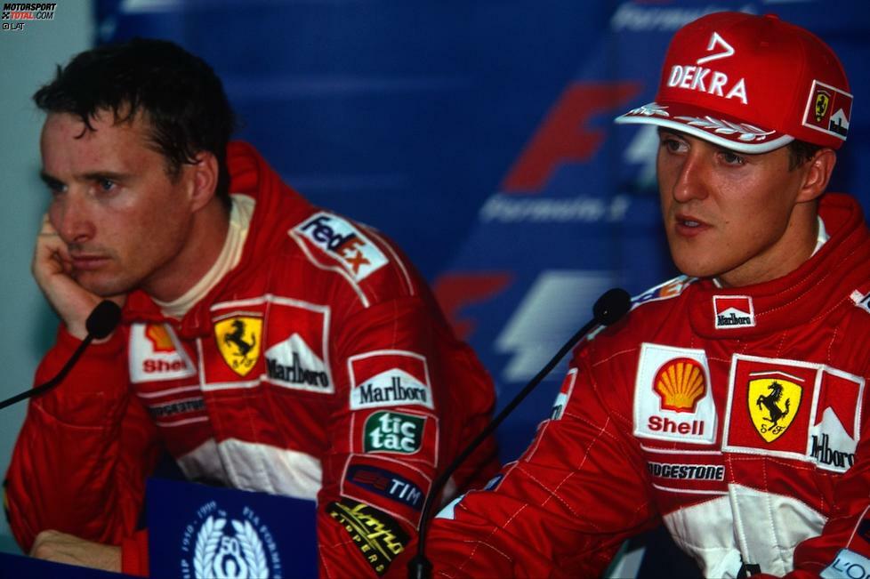 Schumacher kehrt beim vorletzten Saisonrennen in Malaysia nach drei Monaten Pause zurück. Er fährt in Sepang auf Anhieb auf die Pole-Position und spielt mit der Konkurrenz Katz und Maus, muss den Grand-Prix-Sieg aber Teamkollege Eddie Irvine überlassen. Der Nordire hat sich während der Abwesenheit des Kerpeners zum Mitkonkurrenten um den Fahrertitel gemausert und kann die erste Krone für die Scuderia seit 20 Jahren holen. Die Rochade ist vergeblich, schließlich siegt McLaren-Ass Mika Häkkinen im Saisonfinale in Suzuka, doch Schumacher schlägt Irvine in Japan abermals und setzt in den Folgejahren zu einer zuvor nicht gekannten Erfolgsserie an.