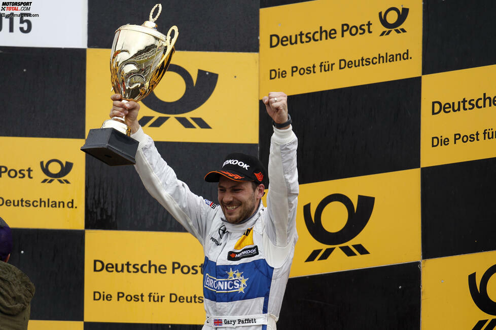 Die größte Aufholjagd gelang am Wochenende Gary Paffett (ART-Mercedes). Nach der Strafe und Rückversetzung am Sonntag legte der Mercedes-Pilot einen wahren Parforceritt hin. 20 Plätze machte der Brite gut und feierte im Ziel einen völlig unerwarteten dritten Platz. Lediglich 0,8 Sekunden fehlten am Ende auf den zweitplatzierten Edoardo Mortara (Abt-Audi). Als der Regen in Hockenheim Ende der neunten Runde einsetzte, war Paffett nicht mehr zu stoppen und rollte das Feld von hinten auf.