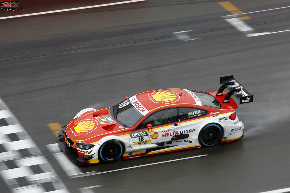 Am härtesten bestraft wurden am Wochenende Augusto Farfus (RBM-BMW/Foto) und Gary Paffett (ART-Mercedes). Beide Fahrer kassierten an beiden Renntagen Strafen, die sich auf ihre Startposition auswirkten. Und zwar erheblich. Der Brasilianer und der Brite verloren addiert jeweils 25 Plätze.