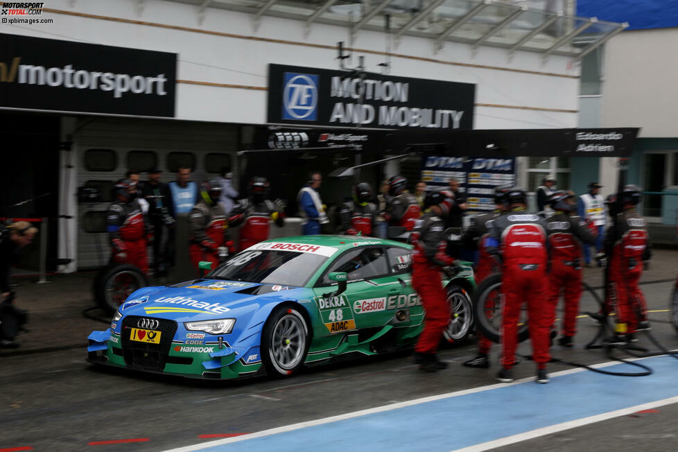 Den schnellsten Boxenstopp absolvierte in Hockenheim Edoardo Mortara (Abt-Audi). Im Rennen am Sonntag wechselten nahezu alle Fahrer zwischen der zwölften und 14. Runden von Trocken- auf Regenreifen. Mortara war bei seinem Stopp in der zwölften Runde einer der ersten, der in Richtung Box abbog. Sein Team Abt gab beim Reifenwechsel mächtig Gas: Der Italiener benötigte von der Einfahrt in die Boxengasse bis zur Rückkehr auf die Strecke lediglich 24,508 Sekunden.