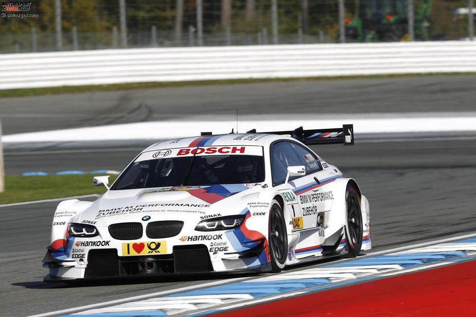 BMW M3, 2012. Beim Wiedereinstieg in die DTM griff BMW nicht nur auf einen berühmten Autonamen, sondern auch auf bewährte Designmuster zurück. Martin Tomczyk pilotierte 2012 diesen M3, der sich optisch an die 1980er-Jahre anlehnte.