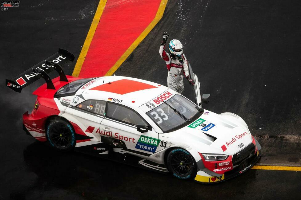 #7: Audi RS 5 DTM Turbo. Insgesamt kam der letzte Class-1-Bolide der Ingolstädter, der beim Turbomotor Vorteile gegenüber dem BMW hatte, 2019 und 2020 auf satte 28 Siege in 36 Rennen - die Hälfte ging auf Rene Rasts Konto, der beide Titel holte. Audi brach damit zahlreiche Rekorde.