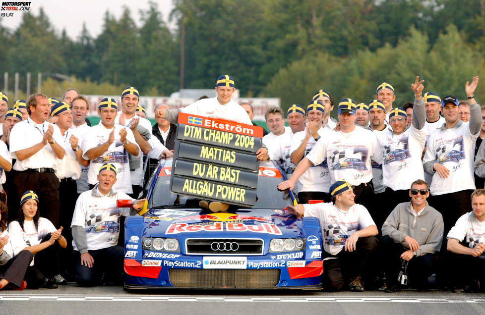 #3: Mattias Ekström (Schweden), DTM-Meister 2004 und 2007. Von 2001 bis 2017 ist er in der DTM am Start und in jedem Jahr mindestens ein Kandidat für Rennsiege, oft auch die Audi-Speerspitze im Titelkampf. Die Fans lieben 