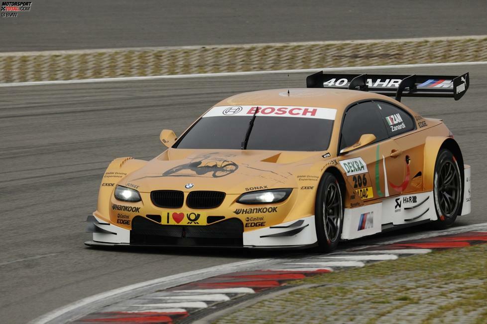 32 Runden drehte Alessandro Zanardi im BMW M3 auf dem Nürburgring, sein Handfahrrad und die italienischen Landesfarben zierten sein Fahrzeug. Und dieser Test machte Lust auf mehr: Zanardi wurde zwar kein DTM-Stammpilot, fährt aber seit 2014 wieder Langstrecken-Rennen für BMW.