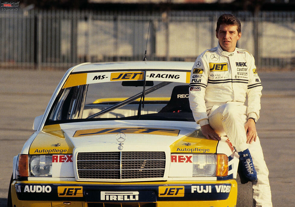 #2: Roland Asch (Deutschland) gehört zu den erfolgreichsten DTM-Piloten, denen nie ein DTM-Titelgewinn gelungen ist. 1988 und 1993 wurde er Zweiter auf Mercedes, 1985 Vierter auf Ford. Zwischen 1984 und 1994 erzielte Asch sechs Siege und 32 Podestplätze - und kehrte 2000 für zwei Rennen mit Audi einmalig in die DTM zurück.