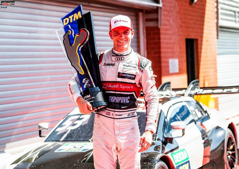 #1: Jamie Green (Großbritannien) ist der DTM-Pilot mit den meisten Rennsiegen, aber ohne Titelgewinn. Für Mercedes-AMG und Audi startete der Brite bei insgesamt 161 DTM-Rennen, holte dabei 17 Siege. Green wurde 2015 zwar Vizemeister und in den Jahren 2012, 2016 und 2017 dreimal Gesamtdritter, aber nie DTM-Champion.