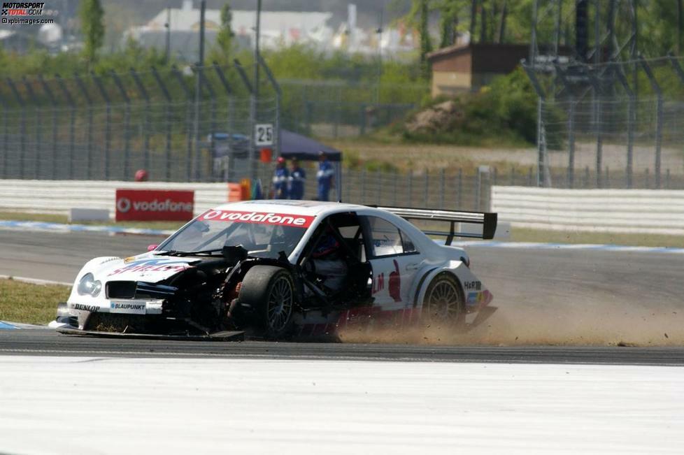 Hockenheim 2007: Nach einem Erstrundencrash hat Susie Wolff (damals noch Susie Stoddart) einen 