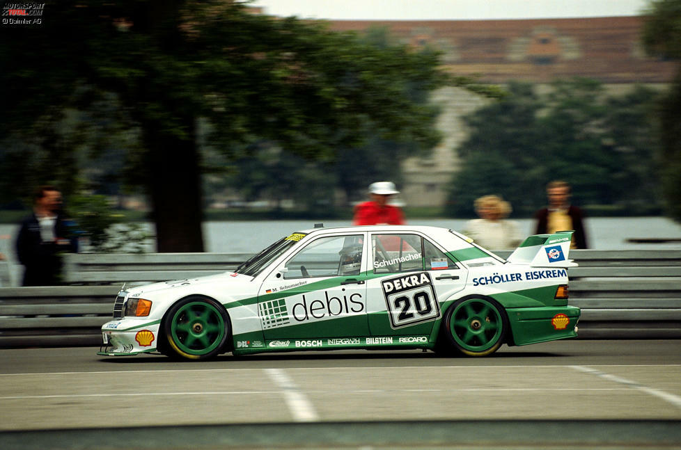 Auch beim folgenden Lauf in Diepholz im August fährt Schumacher einen Mercedes 190E 2.5-16 Evo2, doch mehr als Platz 14 ist nicht drin für ihn.