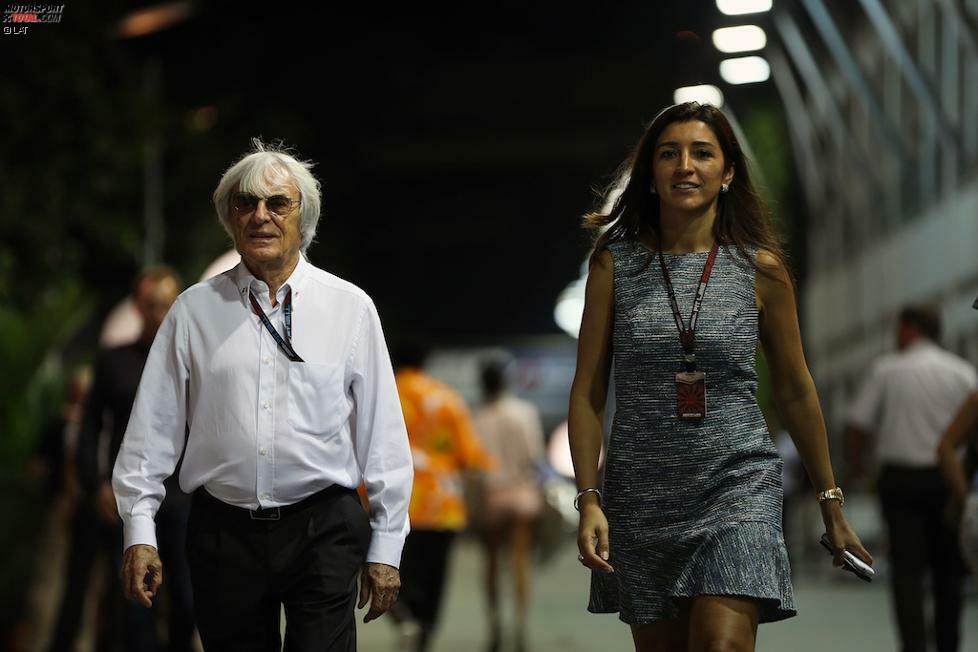 2012 wird bekannt, dass Ecclestone mit Fabiana Flosi liiert ist. Die damals 35-Jährige ist Marketing-Chefin des Brasilien-Grand-Prix, Model und 46 Jahre jünger als ihr neuer Freund. Im gleichen Jahr läuten die Hochzeitsglocken. Mit ihr kann sich Ecclestone weitere Kinder vorstellen: 