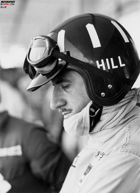 Platz 6 - Graham Hill: Der charismatische Brite mit dem charakteristischen Ruderblatt-Helm ist der Inbegriff eines Gentleman, auf der Rennstrecke aber ein zäher Gegner und einer der schnellsten Piloten seiner Zeit - was nicht nur die Formel-1-Titel 1962 und 1968 beweisen.