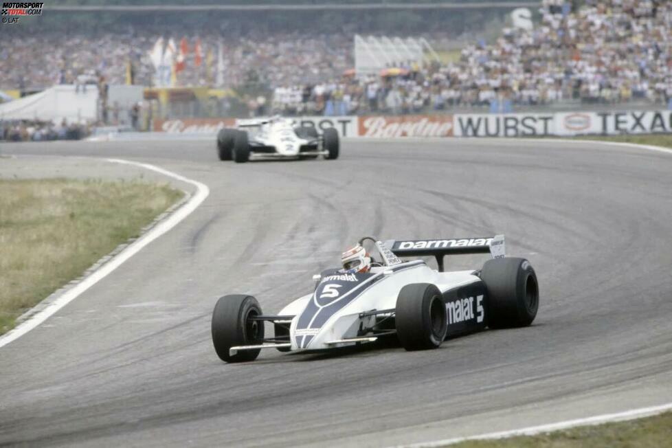 1981: Nelson Piquet (Brabham) hat nach acht von 15 Rennen der Saison einen Rückstand von elf Punkten (30 Prozent) auf Carlos Reutemann (Williams). Beim Saisonfinale auf dem Hotelparkplatz des Caesar's Palace in Las Vegas fängt der Brasilianer den Argentinier noch ab und holt sich den ersten seiner drei WM-Titel. Reutemann fährt nach der Niederlage im WM-Kampf nur noch zwei weitere Rennen, bevor er sich aus der Formel 1 in Richtung der Politik verabschiedet.