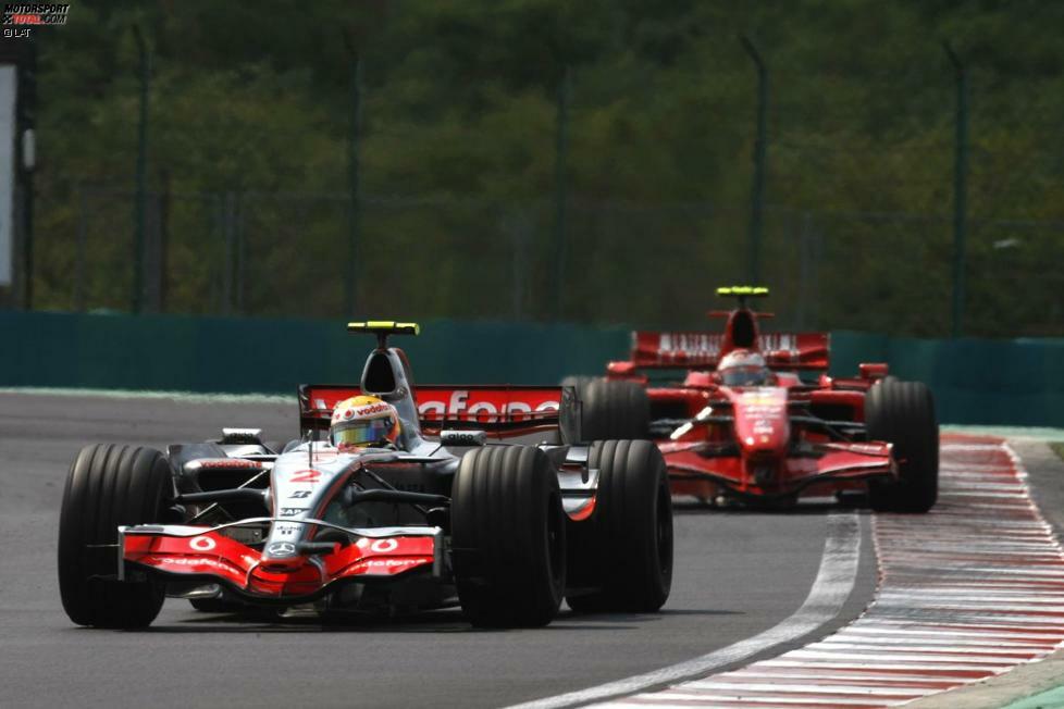 2007: Kimi Räikkönen (Ferrari) hat nach neun von 17 Saisonrennen als WM-Dritter einen Rückstand von 18 Punkten (26 Prozent) auf Tabellenführer Lewis Hamilton (McLaren). Hamiltons Teamkollege Fernando Alonso liegt auf Tabellenrang zwei. Am Saisonende hat Räikkönen beide McLaren-Piloten einen Punkt hinter sich gelassen und ist Weltmeister. Es ist der bis heute letzte WM-Titel für einen Fahrer der Scuderia aus Maranello.
