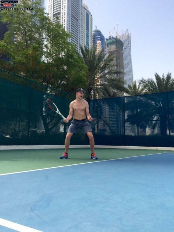 Tennis in der Wüstenhitze von Bahrain: Spätestens jetzt ist allen klar, warum Nico Hülkenberg 