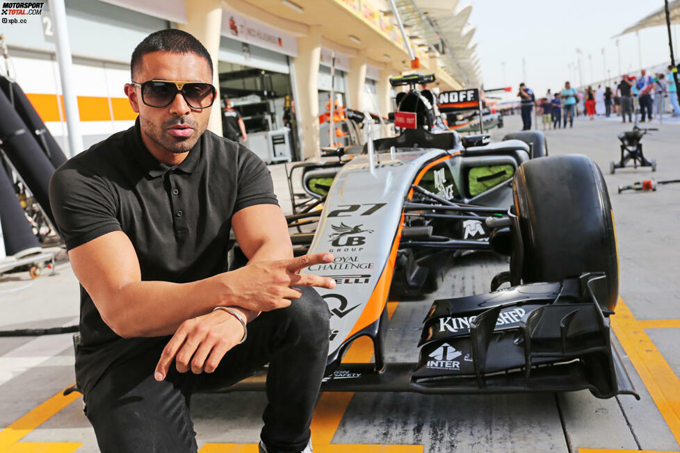 Er gehört zwar der Sikh-Religion an und nicht dem Islam, aber R&B-Star Jay Sean ist dennoch Headliner des Entertainmentprogramms rund um den Grand Prix von Bahrain. Und begeisterter Force-India-Fan.