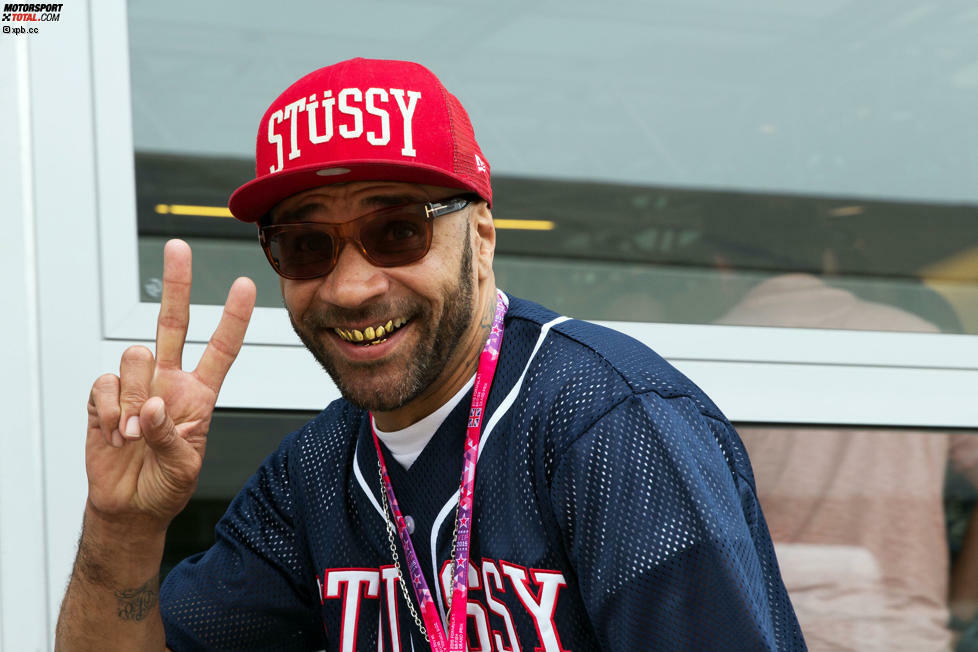 DJ, Produzent, Schauspieler: Goldie taucht immer wieder mal im Formel-1-Paddock auf.