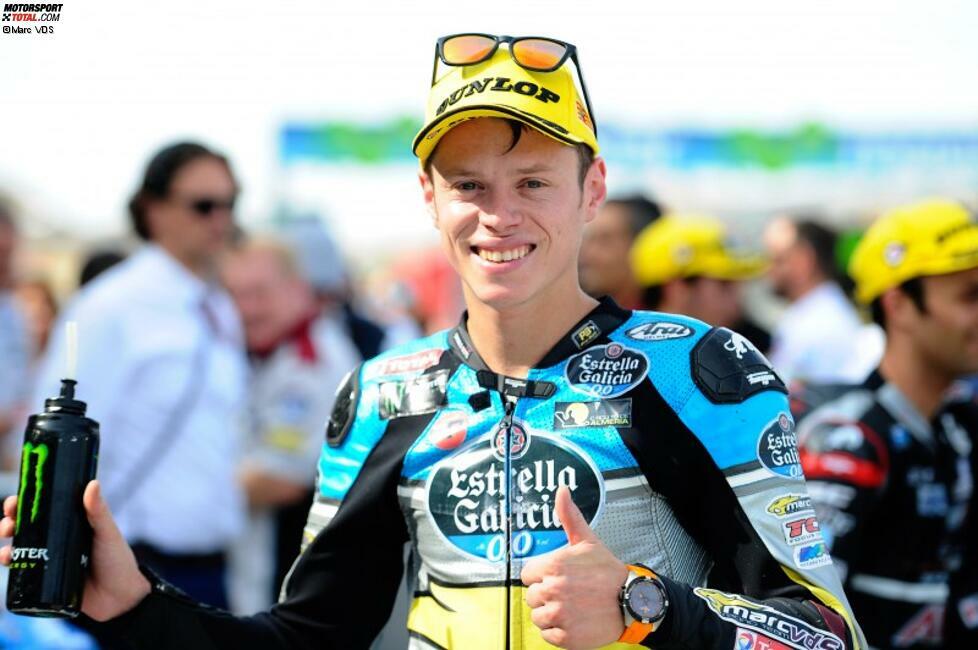 Sein Teamkollege wird Tito Rabat. Der Moto2-Champion von 2014 bleibt Marc VDS treu und steigt in die Königsklasse auf. Das Team von Marc van der Straten tritt 2016 erstmals mit zwei Bikes in der Königsklasse an.