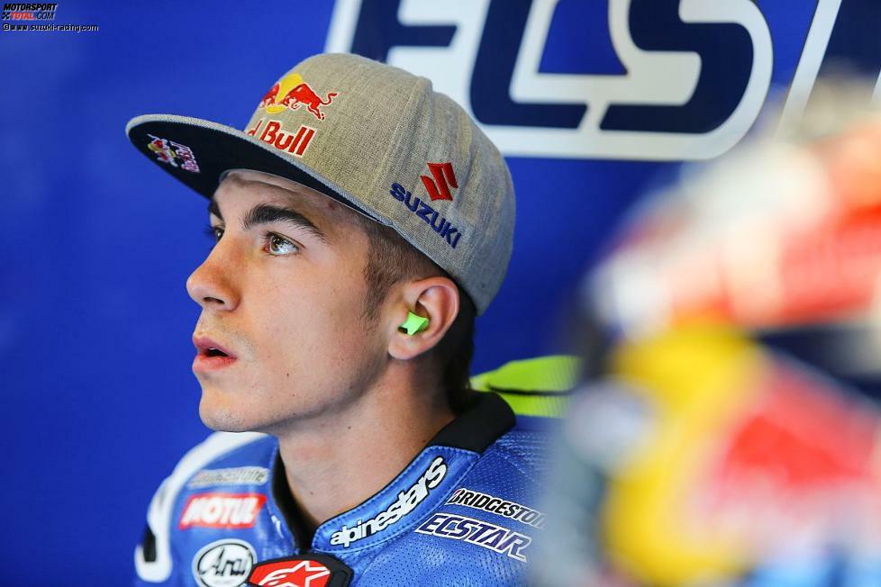 ...und auch Maverick Vinales bleibt bei Suzuki. Der Spanier war 2015 der beste Rookie in der MotoGP.