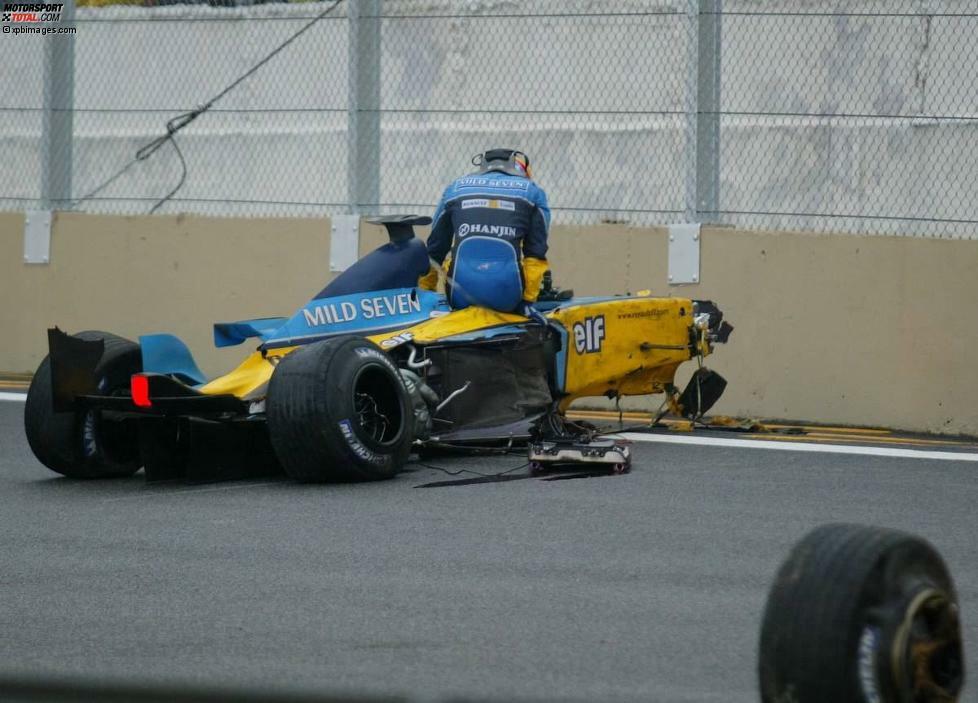 Immer für einen spektakulären Abflug gut: Interlagos ist eine gefährliche Strecke, die die Fahrer wegen ihrer Fans, ihrer Kurven oder ihrer Gridgirls lieben - oder wegen ihres Layouts hassen. Ein Stimmungsbild.