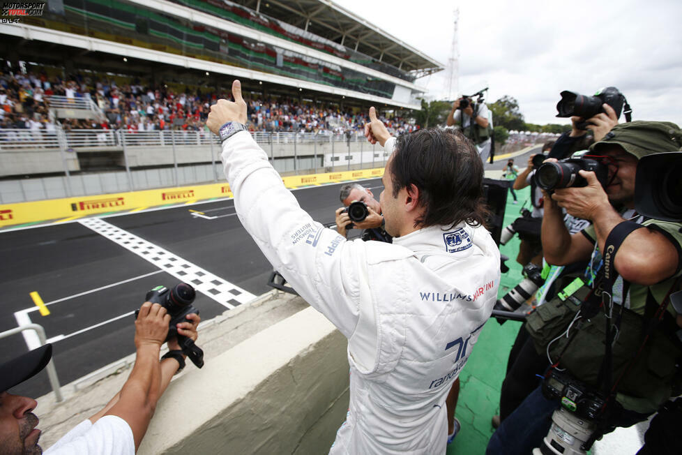 Felipe Massa (Williams) kann sein Heimspiel kaum noch erwarten, schließlich wuchs er nur einen Steinwurf von der Strecke entfernt auf und freut sich auf seine Landsleute: 