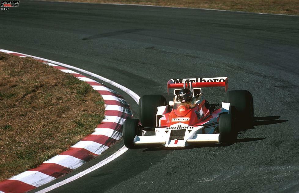 Der erfolgreichste Konstrukteur in der Historie des Japan-Grand-Prix ist McLaren mit neun Siegen. Für den ersten sorgte James Hunt in Fuji 1977 (Foto). Ayrton Senna (1988 und 1993) und Mika Häkkinen (1998 und 1999) sind die einzigen Fahrer, die für das Team aus Woking mehr als einen Japan-Sieg errungen haben.